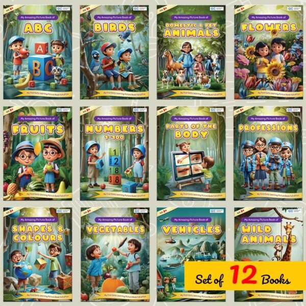 early learning picture book set of 12