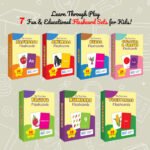 set of 7 flash card